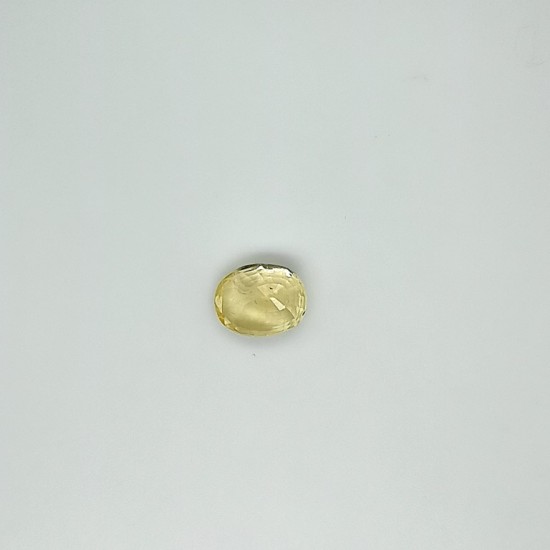 Yellow Sapphire (Pukhraj) 5.82 Ct Lab Tested